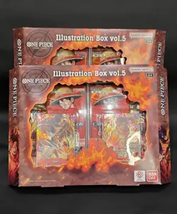 One Piece TCG Illustration Box Vol. 5 English 2x Box LOT OP-13 PRB-02 Awesome! - Image 1