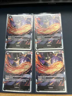 One Piece TCG Sabo PRB02-014 SR x4 - Image 1