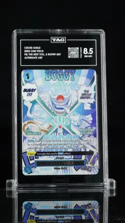 One Piece TCG- Cross Guild (Manga Alt Art) R OP09-057 PRB02 TAG 8.5 - Image 1