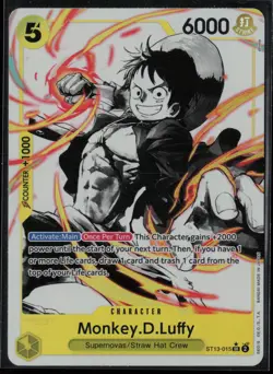 Monkey.D.Luffy (015) (Parallel) ST13-015 One Piece Deck: The Three Brothers NM - Image 1