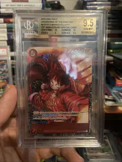 2023 One Piece Awakening of the New Era 1st Monkey.D.Luffy #ST01-012 BGS 9.5 - Image 1