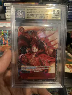 2023 One Piece Awakening of the New Era 1st Monkey.D.Luffy #ST01-012 BGS 9.5 - Image 2