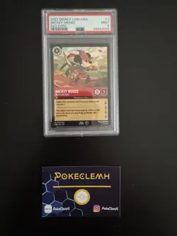 Disney Lorcana Mickey mouse Brave Little Tailor D23 Expo 2022 PSA 9 Near Mint - Image 1