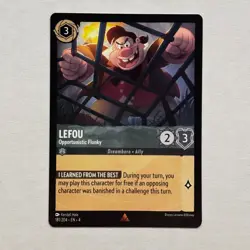 Lefou 181/204 Disney Lorcana Ursula's Return Regular Rare Card NM - Image 1