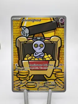 Gholdengo Ex & Gimmighoul IR SV04: paradox Rift Pokemon TCG NM - Image 4