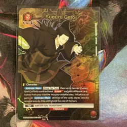 Bandai Union Arena Suguru Geto VEX02 SR Character Holo 039 Trigger Card - Image 1