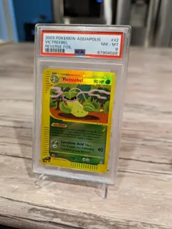 PSA 8 NM-MT 2003 POKEMON AQUAPOLIS SET VICTREEBEL REVERSE HOLO CARD 42/147 - Image 2