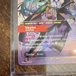 Riftbound League of Legends Vayne Champion Unit Foil Card SFD 223/221 English - Image 3