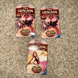 Disney Lorcana: Reign of Jafar Booster Pack 4 - 12 Cards Each - 1 OPENED 4050368981721 - Image 3