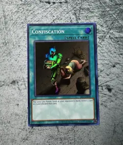 Yugioh Confiscation SRL-EN038 Super Rare 25th Anniversary NM - Image 1