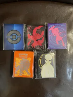 Pokemon TCG ETB Card Sleeves - Lot of 5 Sealed!! - Image 1
