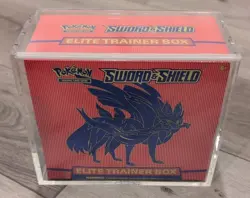 Pokemon TCG Sword and Shield Base Set ETB Elite Trainer Box Zacian, New - Sealed - Image 1