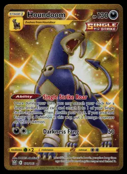 Houndoom 179/163 - Pokemon Battle Styles - Secret Rare (NM) - Image 1