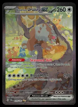Bloodmoon Ursaluna ex 216/167 - Pokemon Twilight Masquerade - SIR (NM) - Image 1