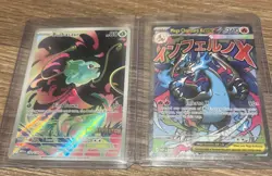 Pokemon Greninja TCG Gold Star sealed, Mega Charizard X, and Bulbasaur stamped - Image 3