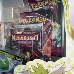 Pokemon TCG: Shaymin V Star Premium Collection Box New Factory Sealed 8 Boosters - Image 4