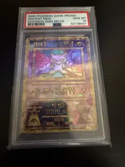 Pokemon Ancient Mew Holo PSA 10 Gem Mint 2000 Game Movie Promo Card - Image 1