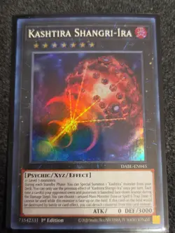 Yugioh Kashtira Shangri-Ira Super Rare DABL-EN045 1st Ed Near Mint - Image 1