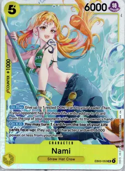 Nami (053) SR Extra Booster: One Piece Heroines Edition EB03-053 - Image 1