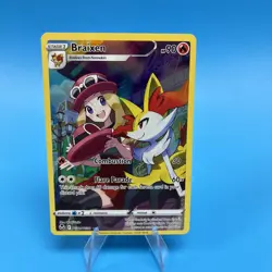 Pokemon Card Braixen TG01/TG30 Trainer Gallery Rare Silver Tempest NM - Image 1