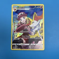 Pokemon Card Braixen TG01/TG30 Trainer Gallery Rare Silver Tempest NM - Image 4