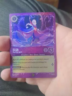 Disney Lorcana Elsa The Fifth Spirit Promo Glimmer Foil - Image 1