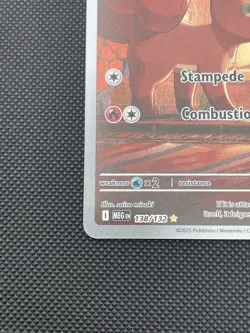 Vulpix 138/132 Pokemon TCG Mega Evolution Card NM/M Condition - Image 3