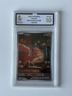 Pokemon Mega Evolution VULPIX Illustration Rare IR 138/132 MGC 10 - Image 1