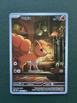 Vulpix 138/132 Pokemon TCG Mega Evolution Card NM/M Condition - Image 1