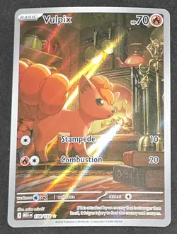 2025 Pokemon TCG Mega Evolution 138/132 Vulpix IR Illustration Rare - Image 1