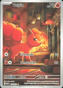 Pokemon TCG - Vulpix - Illustration Rare ME01: Mega Evolution 138/132 NM - Image 1