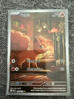 Pokemon TCG Mega Evolution Vulpix Art Rare 138/132 | Mint Condition | - Image 1