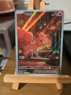 Vulpix 138/132 Pokemon Mega Evolution Illustration Rare NM/M Condition - Image 1