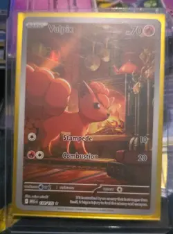 Pokemon TCG Mega Evolution Vulpix Illustration Rare Card 138/132 - Image 1