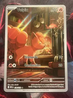 Vulpix Illustration Rare 138/132 | Mega Evolution ME01 Pokemon Card NM - Image 1