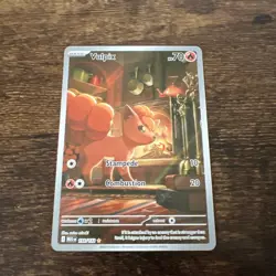 Pokemon TCG Vulpix Mega Evolution 138/132 Illustration Rare Card NM Condition - Image 1