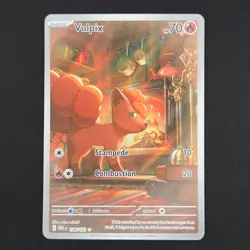 Pokemon TCG Card Vulpix 138/132 Mega Evolution Illustration Rare Holo - NM - Image 1