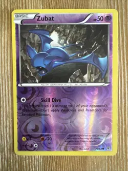 Zubat 30/83 REVERSE HOLO Pokemon Xy Generations Card TCG 2016 DMG - Image 1
