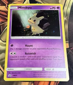 Mimikyu - SM29 - Sun & Moon Black Star Promo - Holo Rare Card - Pokemon TCG - LP - Image 1