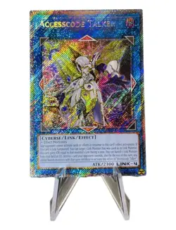 Yugioh! Accesscode Talker RA02-EN044 Platinum Secret Rare 1st Edition NM - Image 1