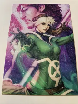 Rogue & Gambit X-Men Avengers Goddess Anime Doujin Sketch Art Card Girl Waifu - Image 5
