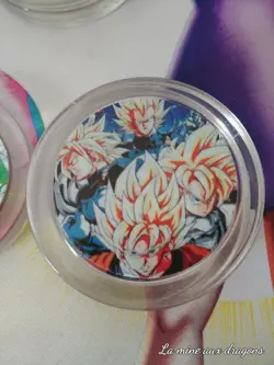 Gros Kini Pogs Goku Dragon Ball Z caps tazo menko cards carte Vegeta slammer - Image 1