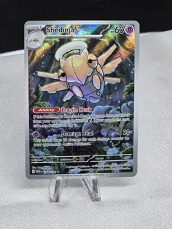 2025 Pokemon Mega Evolutions SHEDINJA 144/132 Illustration Rare - Image 1