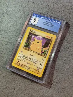 2000 Pokemon Pikachu 87/130 Base Set 2 CGC 9 (PSA BGS) NM/MINT+ - Image 2