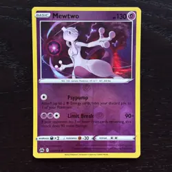 Mewtwo 059/159 Pokemon Crown Zenith Sword & Shield Reverse Holo Rare Card NM - Image 1