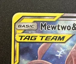 2019 Pokemon Mewtwo & Mew GX SM191 Sun and Moon Promo - Mint+ - Image 3