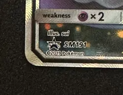 2019 Pokemon Mewtwo & Mew GX SM191 Sun and Moon Promo - Mint+ - Image 5