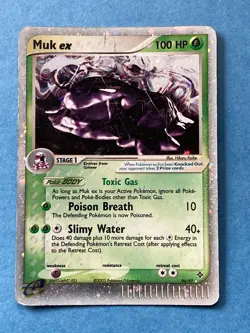 Pokemon Holo Muk EX - EX Dragon – 96/97 - HP/Damaged - Image 1