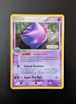 Pokemon Gengar 5/92 Legend Maker Reverse Holo Ultra Rare Stamped - Image 1