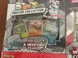 Pokemon TCG: Scarlet & Violet-White Flare Binder Collection and Unova Poster - Image 2